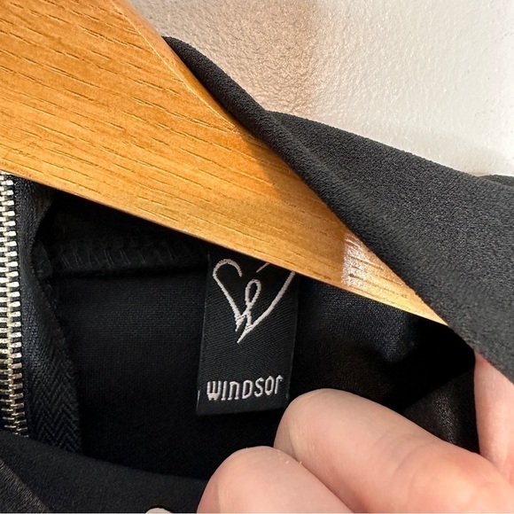 Windsor Black Rhinestine bodycon mini dress - Picture 4 of 8